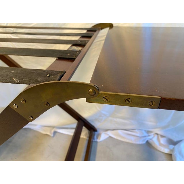 Late 20th Century Baker Furniture "The Party Butler" Mahogony Tray Table For Sale - Image 5 of 12