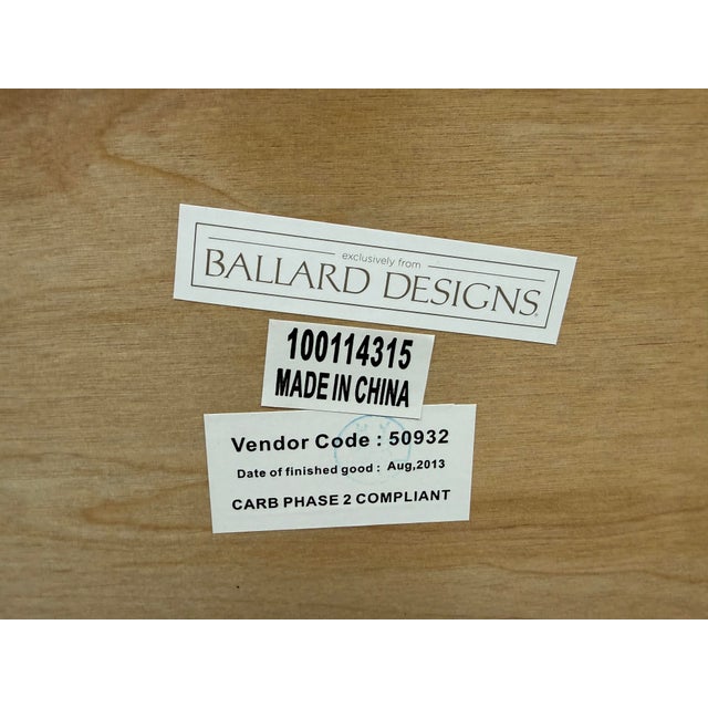Ballard Design Newport Demi-Lune Table For Sale - Image 11 of 11