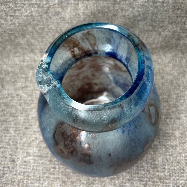 Mid-Century Modern 1950s Pauly & Co. Alfredo Barbini Glass Vase For Sale - Image 3 of 6