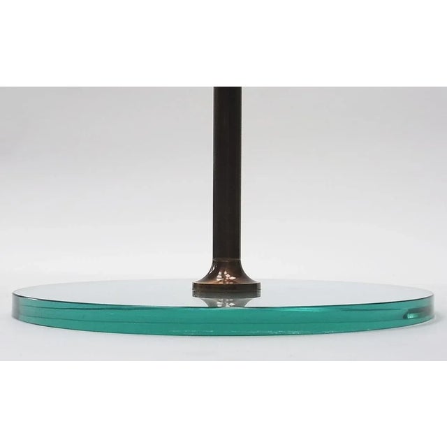 1960s Glass & Brass Side Tables, 1960s, Set of 2 For Sale - Image 5 of 13