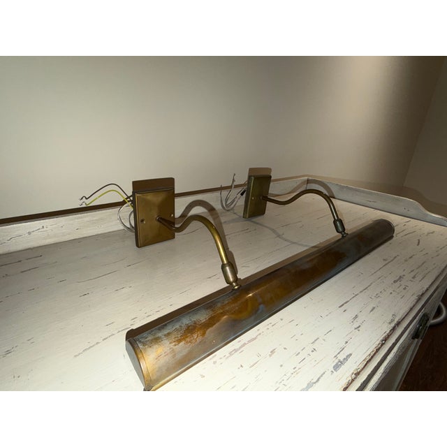 1 Robert Kime Picture Light 24” - a classic picture light with swivel head designed to be wall mounted or on a bookcase....