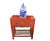 Vintage Chinoiserie Red Lacquer Console Table 33.5" W For Sale In New York - Image 6 of 12