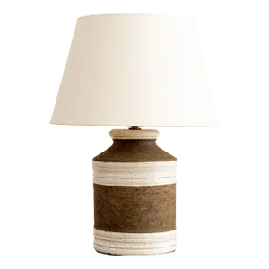 1960s Bitossi Style Stoneware Lamp