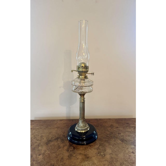Antique Victorian Oil Lamp, 1860 For Sale - Image 3 of 7
