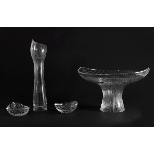 Tapio Wirkkala Glass Kantarell Bowl by Tapio Wirkkala For Sale - Image 4 of 5