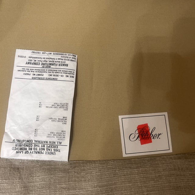 Pair of Barbara Barry for Baker Colin Cab Chairs For Sale - Image 11 of 11