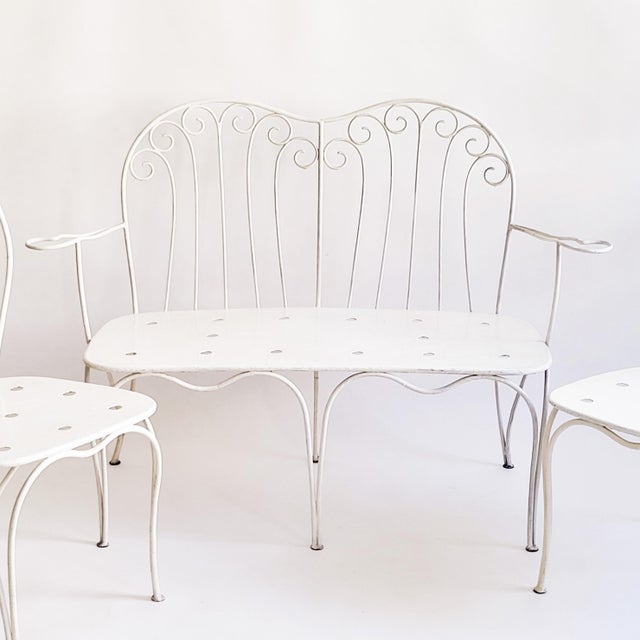 Mid-Century Modern Mid-Century Garden Set from Karasek, Vienna, Austria, 1950s, Set of 3 For Sale - Image 3 of 18