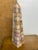 Vintage Pink Onyx Marble Mosaic Obelisk. Made in the Late 20th Century.