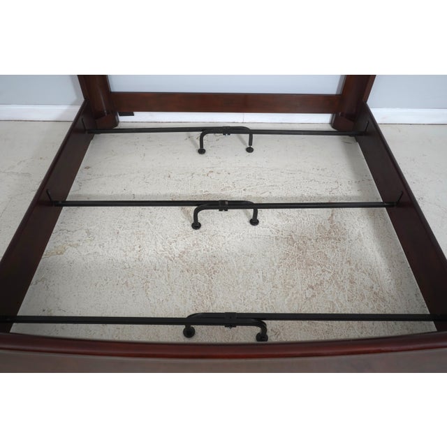 Wood Henkel Harris Flame Mahogany King Size Bed For Sale - Image 7 of 18