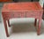 Chinese Early 20th Century Asian Red Lacquered Console/ Scholars Desk For Sale - Image 3 of 12