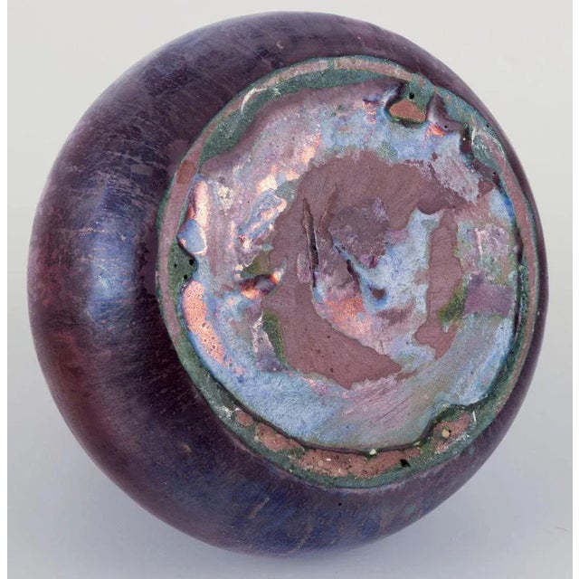 Danish Ceramic Vase with Shiny Glaze from Søren Kongstrand, 1920 For Sale - Image 6 of 7