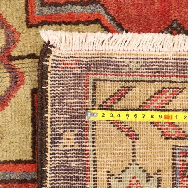 Orange Vintage Turkish Jorun Rug For Sale - Image 8 of 9