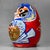 Large Japanese Hand-Painted Daruma, 1970s For Sale - Image 10 of 14