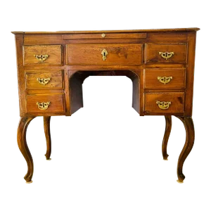 Antique Small Writing Desk on Cabriole Legs
