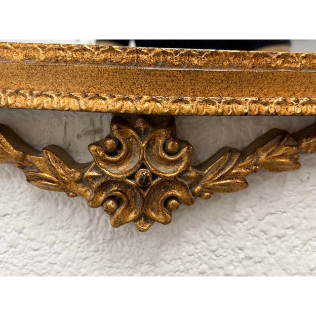 Italian Cherubs With Festoon Wall Mirror For Sale - Image 10 of 12