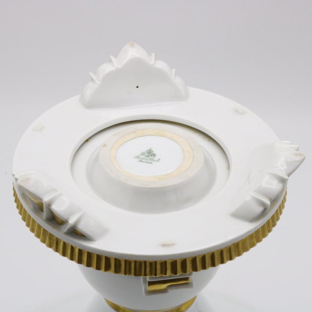 Ceramic 1930s Rosenthal Footed Porcelain Vase For Sale - Image 7 of 18