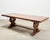 Country French Provincial Oak Trestle Farmhouse Dining Table 8 Ft For Sale - Image 14 of 18