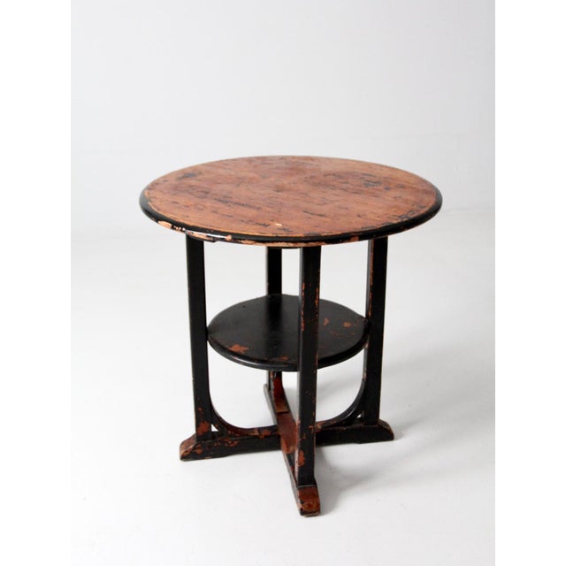 Antique Round Accent Table Chairish