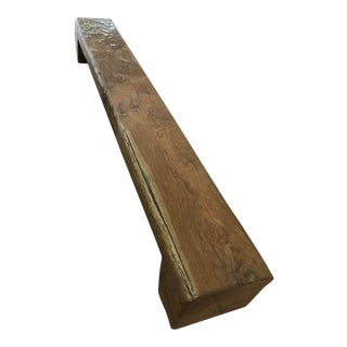 Antique Bench Made of Reclaimed Oak For Sale