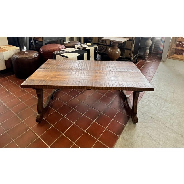 Rustic Southwestern Rustic Coffee Table For Sale - Image 3 of 5