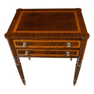 Large Sheraton End Table For Sale