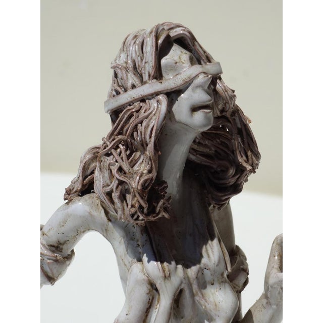 Dino Bencini Italian Ceramic Figure 1970 Perfect Condiction Artist Sign on the base This piece has an attribution mark, I...