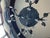 2000 - 2009 Vintage Wrought Iron and Crystal Chandelier by Ashore Lighting For Sale - Image 5 of 17