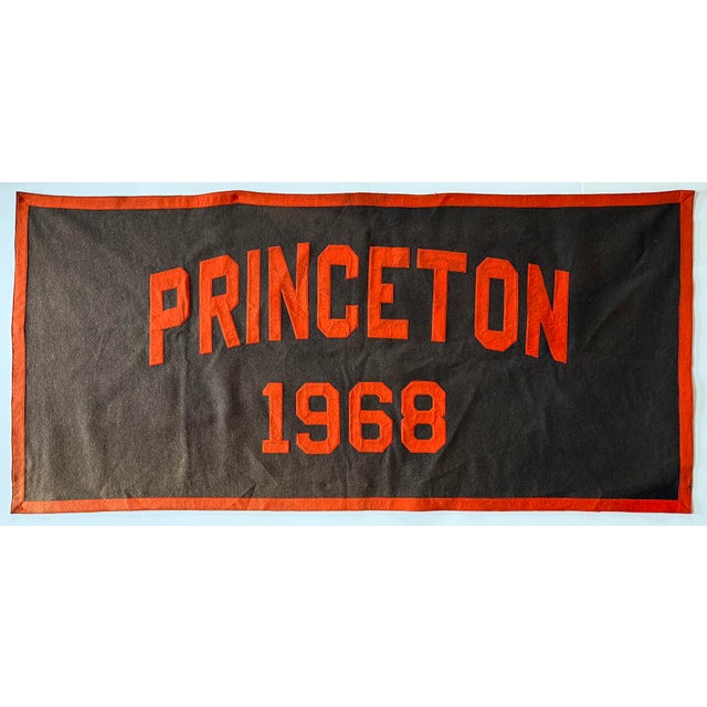 1968 Princeton Wool Felt Banner For Sale - Image 4 of 5