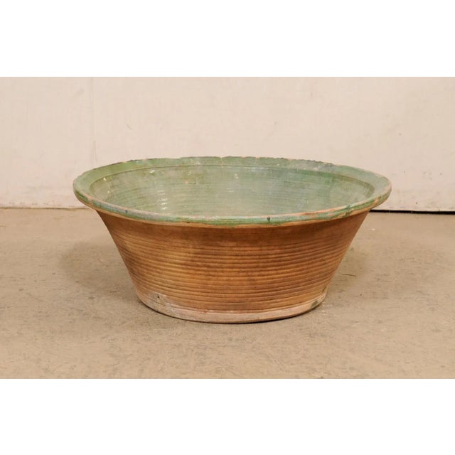 Antique Spanish Green Terracotta Bowl For Sale In Atlanta - Image 6 of 11