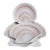 Vintage Otagiri Japanese Blush Pink Ceramic Scallop Shell Dish Set of 3 — Coastal Decor For Sale