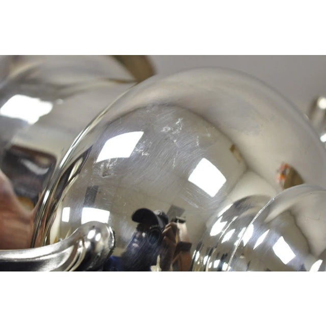 Silver Vintage Oneida Silver Plated Victorian Style Wine Champagne Chiller Ice Bucket For Sale - Image 8 of 12