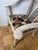 Metal 1980's Vintage Tessellated Stone Flared Arm Chair For Sale - Image 7 of 15