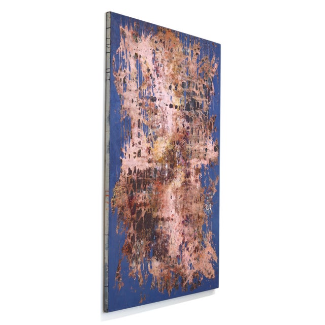 Art Deco A870 - Original Large Scale Minimalist Contemporary Expressive Abstract Painting Artwork by Marco Schmidli For Sale - Image 3 of 9