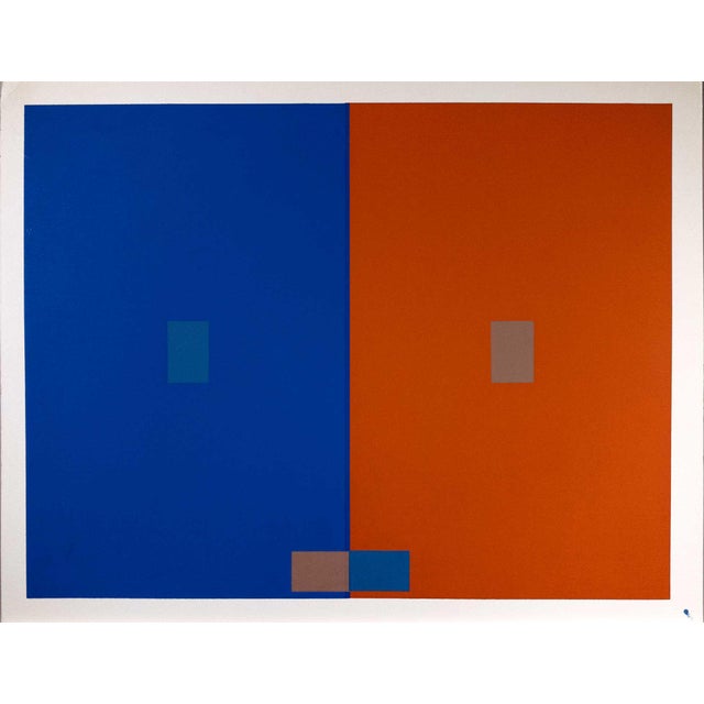 Modern Josef Albers Original Silkscreen 1963 [VII-2a] Limited Ed.w/Custom Frame For Sale - Image 4 of 5