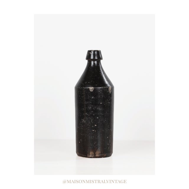 19th Century American Primitive Stoneware Ink Bottle For Sale - Image 9 of 9