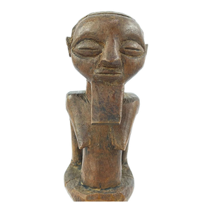 Early 20th Century Kusu Wood Figure on Custom Base