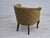 1950s Vintage Danish Lounge Chair in Green Furniture Fabric, 1950s For Sale - Image 5 of 18