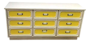 1970s Space Age Atomic Lowboy Dresser Mid Century Modern