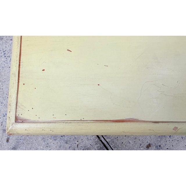 Shabby Chic Distressed Writing Table For Sale - Image 9 of 12