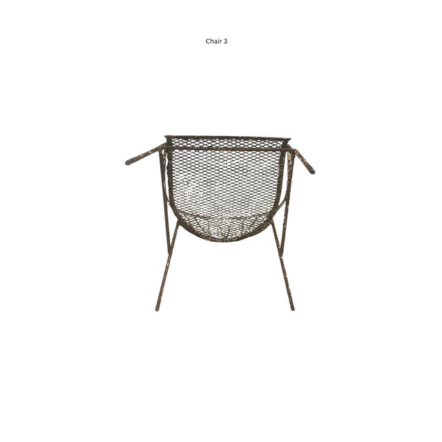 Metal Mid-Century Modern Outdoor Seating Set For Sale - Image 7 of 14