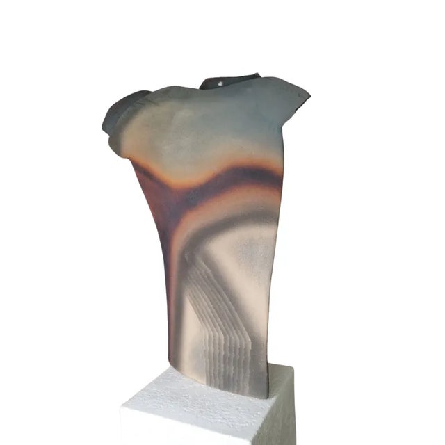 1985 Ceramic Vessel Sculpture by Crispin Gonzales For Sale - Image 4 of 13