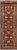 Ziegler 1990's Dark Red/Blue Wool Runner Rug- 3'1'' X 11'10'' For Sale - Image 10 of 10