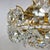 Gold Small Mid-Century Brutalist Chandelier with Crystal Pieces from Palwa, 1970s For Sale - Image 8 of 9