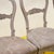 5 Dove Gray Chairs, 1900s, Set of 5 For Sale - Image 6 of 8
