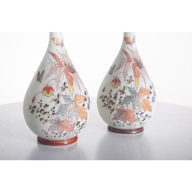 1950s Round Porcelain Jugs with Polychrome Decoration, 1950s, Set of 2 For Sale - Image 5 of 10