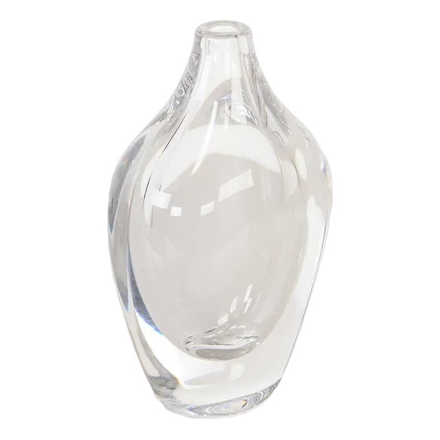 Glass Vase by Erika Lagerbielke for Orrefors Glassworks, 1980s For Sale