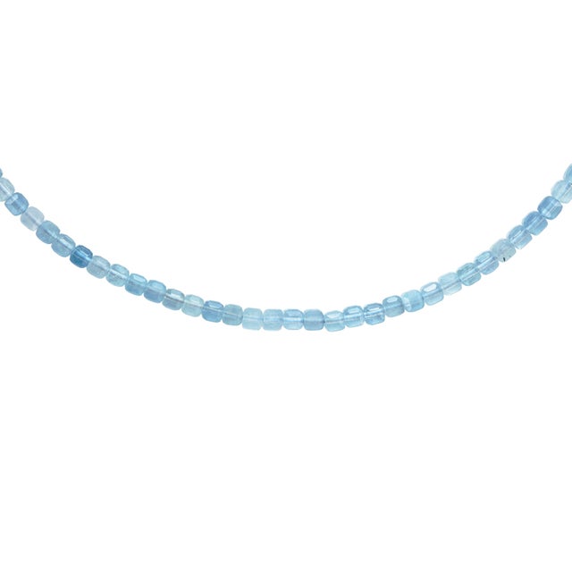 2020s Aquamarine Cubist Necklace For Sale - Image 5 of 9