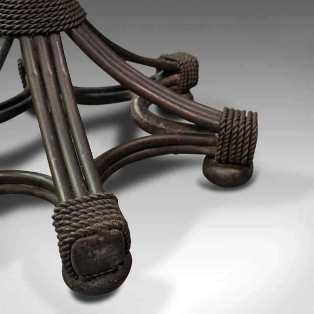 1960s Vintage English Brass Decorative Torchere For Sale - Image 12 of 13