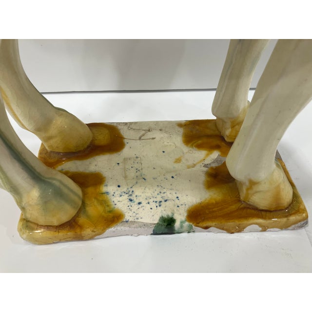 1990s Tang Style Ceramic Horse For Sale - Image 4 of 7