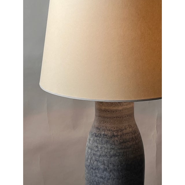 1960s Unique Glazed Ceramic Lamp by Dominique Baudart, Vallauris, France For Sale - Image 4 of 9